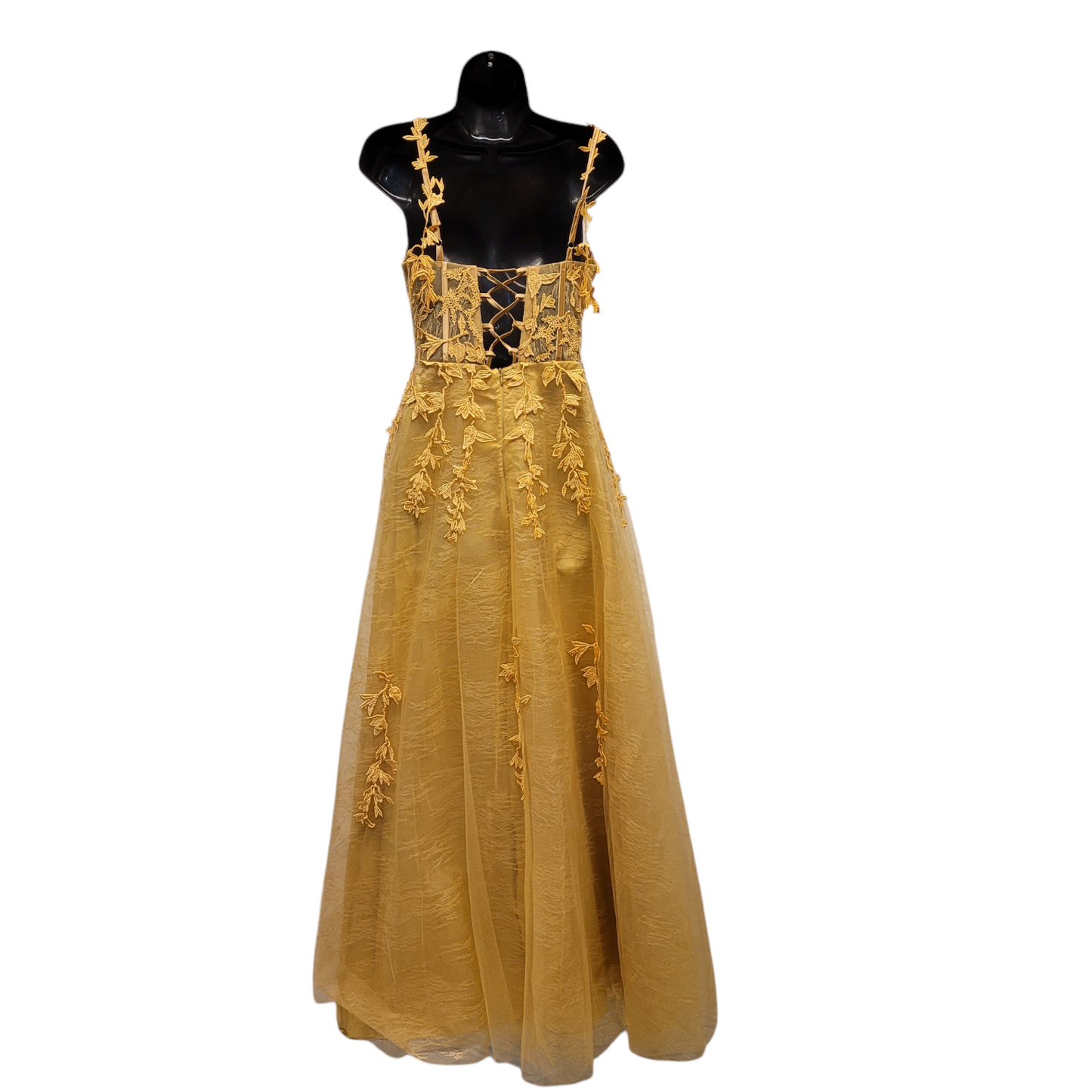 Yellow Gold Bridesmaid Dress