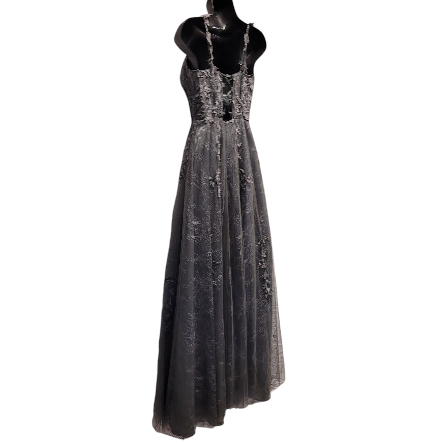 Charcoal Grey Bridesmaid Dress