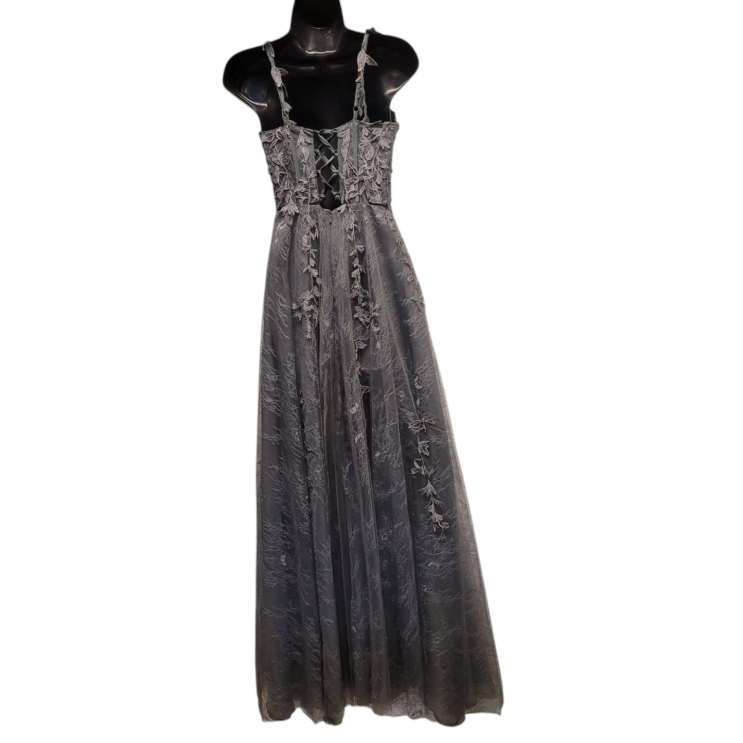 Charcoal Grey Bridesmaid Dress