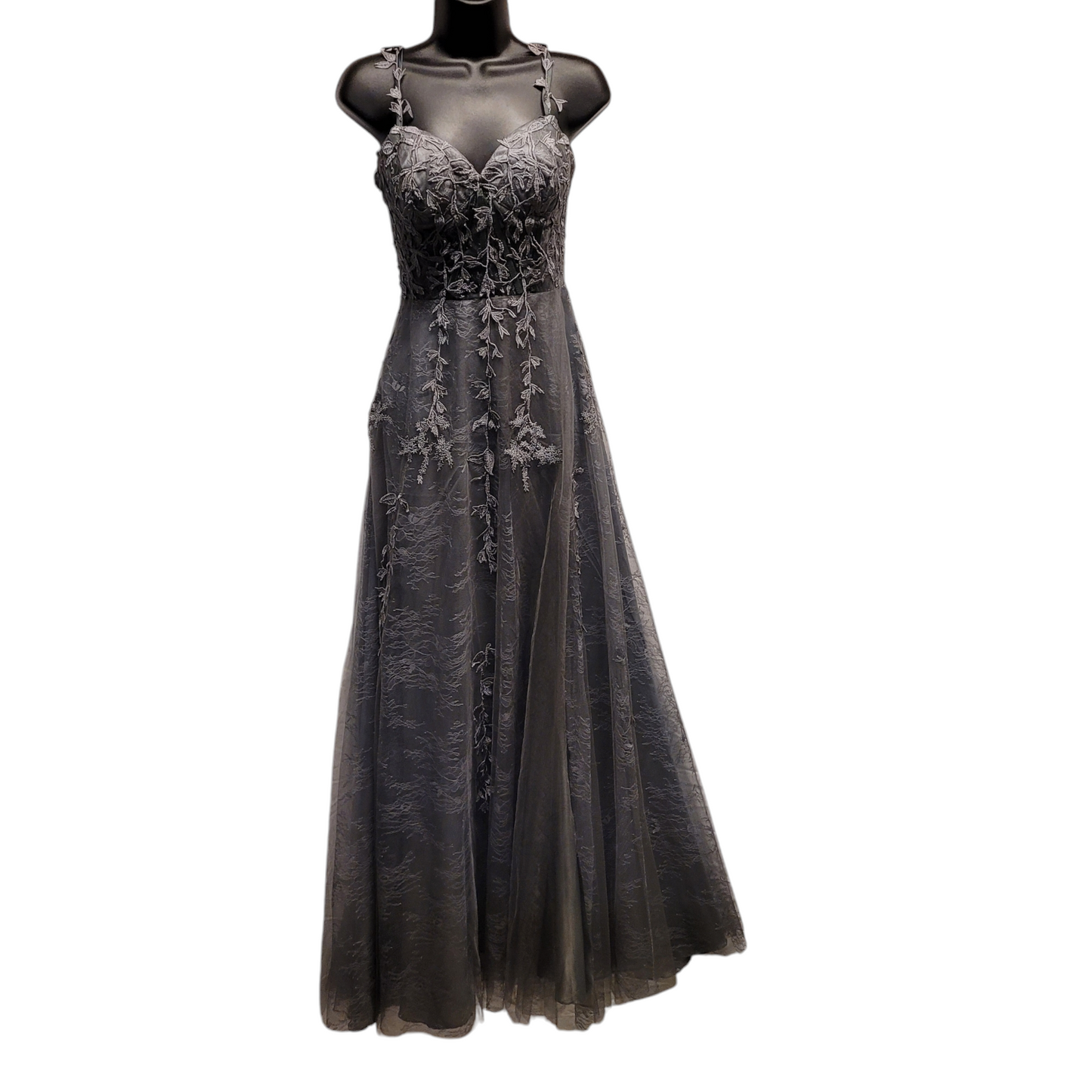 Charcoal Grey Bridesmaid Dress