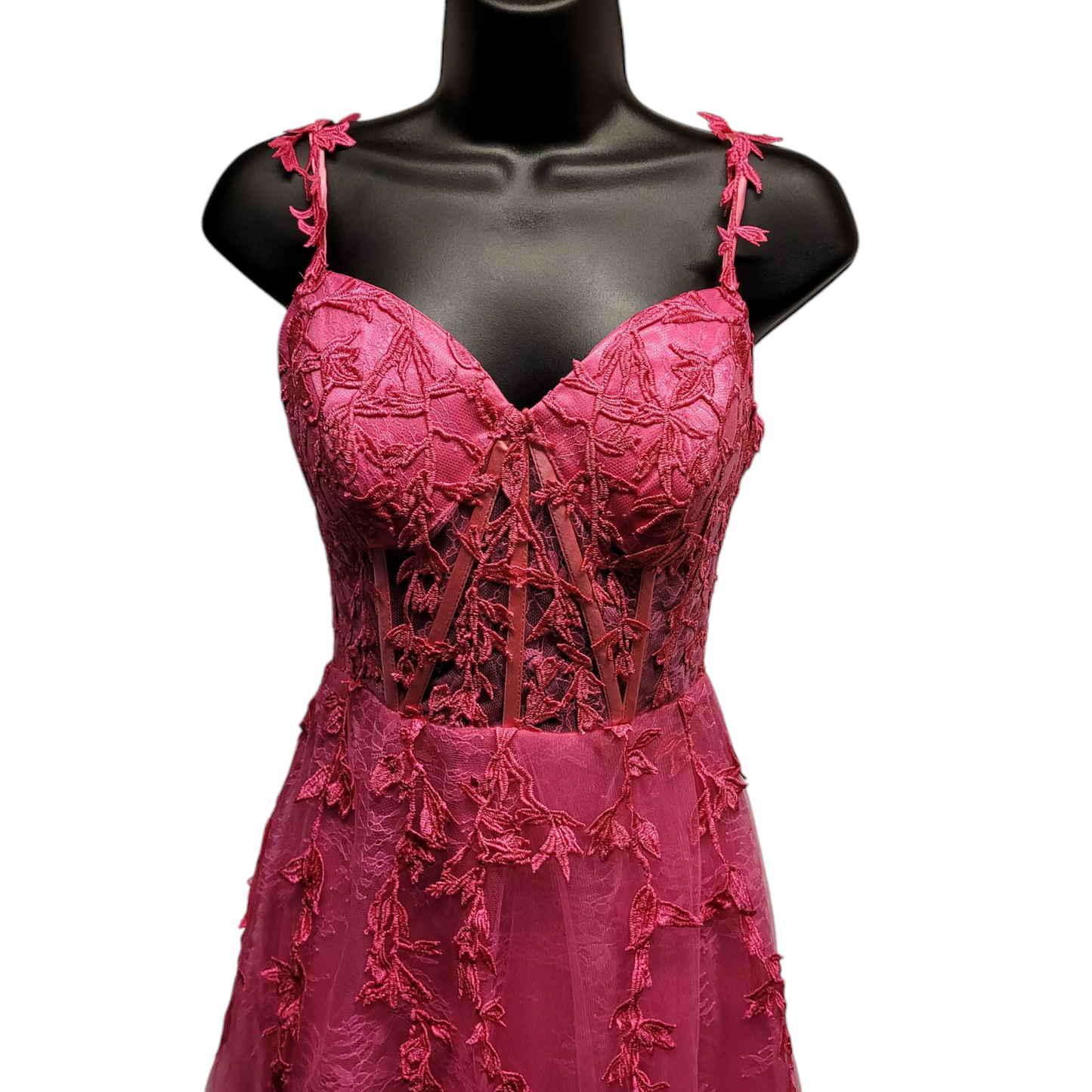 Hot Pink Bridesmaid Dress